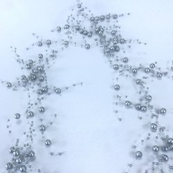 Gümüş Rengi İncili Sarkıt-IS-1011