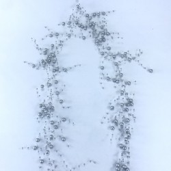 Gümüş Rengi İncili Sarkıt-IS-1011