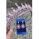 İvanna Pembe Gelin Kına Tacı Özel Gün Aksesuar Kadın Taç Ve Damla Mekik Küpe Takımı-IVANA-8 İvanna Pembe Gelin Kına Tacı Özel Gün Aksesuar Kadın Taç Ve Damla Mekik Küpe Takımı-IVANA-8