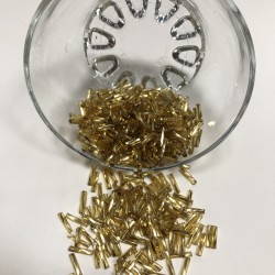 Sarı Jablonex Burgulu Boru Boncuk-JDN-1066