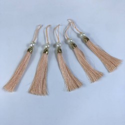 Somon Gold Kapaklı İncili Püskül 1 Adet Boy 12 Cm-KAPPUSKUL-4