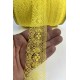 Sarı Dantel Şerit,Kenar S&uuml;s&uuml;,Dekoratif Dantel,Tek Taraflı En 5 Cm Boy 1 Metre-KBLY-1000