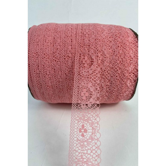 Yavruağzı Dantel Şerit,Kenar S&uuml;s&uuml;,Dekoratif Dantel,Tek Taraflı En 5 Cm Boy 1 Metre-KBLY-1004