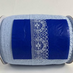 Bebe Mavi Dantel Şerit,Kenar S&uuml;s&uuml;,Dekoratif Dantel,Tek Taraflı En 5 Cm Boy 1 Metre-KBLY-1006