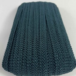 Koyu Yeşil Ko&ccedil; Boynuzu Şerit &ndash; Dekoratif Kenar S&uuml;s&uuml; ve El İşi Aksesuarı (3 Metre)-KBLY-1026