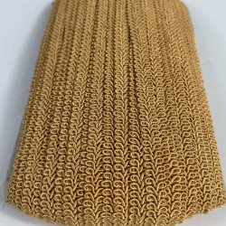 Bal Rengi Ko&ccedil; Boynuzu Şerit &ndash; Dekoratif Kenar S&uuml;s&uuml; ve El İşi Aksesuarı (3 Metre)-KBLY-1029