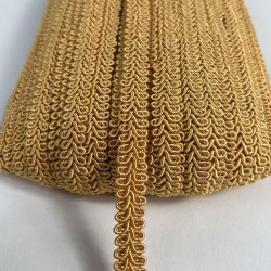 Bal Rengi Ko&ccedil; Boynuzu Şerit &ndash; Dekoratif Kenar S&uuml;s&uuml; ve El İşi Aksesuarı (3 Metre)-KBLY-1029