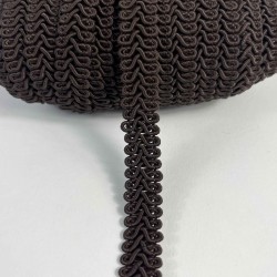 Koyu Kahverengi Ko&ccedil; Boynuzu Şerit &ndash; Dekoratif Kenar S&uuml;s&uuml; ve El İşi Aksesuarı (3 Metre)-KBLY-1032