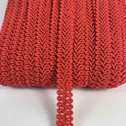 Kırmızı Ko&ccedil; Boynuzu Şerit &ndash; Dekoratif Kenar S&uuml;s&uuml; ve El İşi Aksesuarı (3 Metre)-KBLY-1036