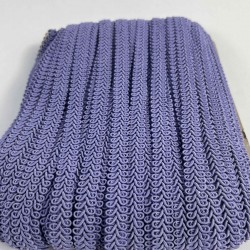 Lila Ko&ccedil; Boynuzu Şerit &ndash; Dekoratif Kenar S&uuml;s&uuml; ve El İşi Aksesuarı (3 Metre)-KBLY-1038