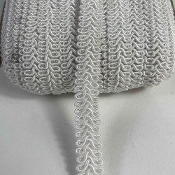 A&ccedil;ık Krem Ko&ccedil; Boynuzu Şerit &ndash; Dekoratif Kenar S&uuml;s&uuml; ve El İşi Aksesuarı (3 Metre)-KBLY-1039