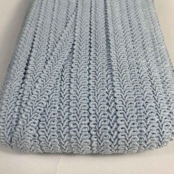 Bebe Mavi Ko&ccedil; Boynuzu Şerit &ndash; Dekoratif Kenar S&uuml;s&uuml; ve El İşi Aksesuarı (3 Metre)-KBLY-1042