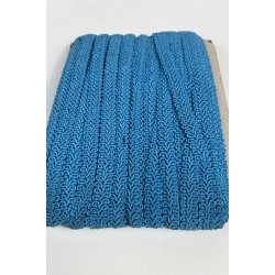 Mavi Ko&ccedil; Boynuzu Şerit &ndash; Dekoratif Kenar S&uuml;s&uuml; ve El İşi Aksesuarı (3 Metre)-KBLY-1043