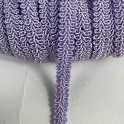 A&ccedil;ık Lila Ko&ccedil; Boynuzu Şerit &ndash; Dekoratif Kenar S&uuml;s&uuml; ve El İşi Aksesuarı (3 Metre)-KBLY-1048