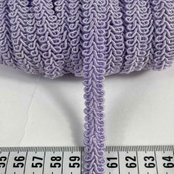 A&ccedil;ık Lila Ko&ccedil; Boynuzu Şerit &ndash; Dekoratif Kenar S&uuml;s&uuml; ve El İşi Aksesuarı (3 Metre)-KBLY-1048