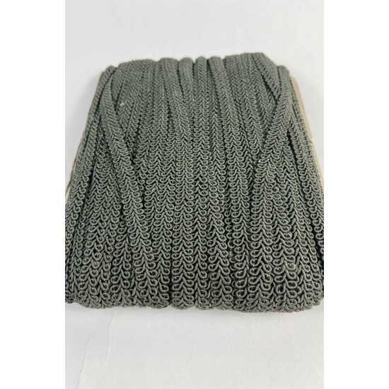 Koyu Yeşil Sık Ko&ccedil; Boynuzu Şerit &ndash; Dekoratif Kenar S&uuml;s&uuml; ve El İşi Aksesuarı (3 Metre)-KBLY-1050