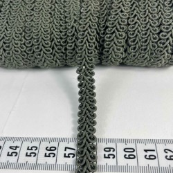 Koyu Yeşil Sık Ko&ccedil; Boynuzu Şerit &ndash; Dekoratif Kenar S&uuml;s&uuml; ve El İşi Aksesuarı (3 Metre)-KBLY-1050