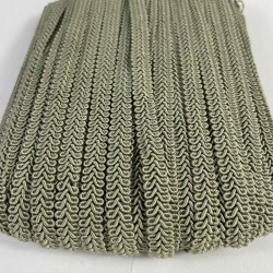 Koyu Pant Yeşili Ko&ccedil; Boynuzu Şerit &ndash; Dekoratif Kenar S&uuml;s&uuml; ve El İşi Aksesuarı (3 Metre)-KBLY-1053