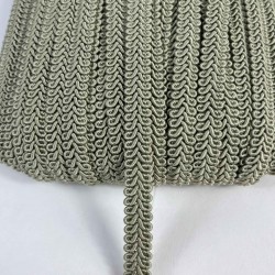 Koyu Pant Yeşili Ko&ccedil; Boynuzu Şerit &ndash; Dekoratif Kenar S&uuml;s&uuml; ve El İşi Aksesuarı (3 Metre)-KBLY-1053