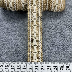 Rusteva Royal Hasir Serit Kurdele &ndash; Premium Bohem Jut Dekoratif Susleme 1 Metre-KBLYHSR-1