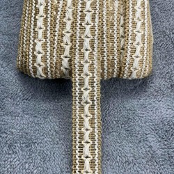 Rusteva Royal Hasir Serit Kurdele &ndash; Premium Bohem Jut Dekoratif Susleme 1 Metre-KBLYHSR-1