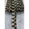 Noirweave Ladder Hasır Şerit Kurdele &ndash; Siyah Bohem &Ouml;rg&uuml; Dekoratif Premium 1 Metre-KBLYHSR-13