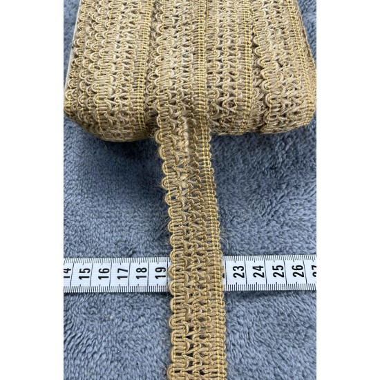 Terraweave Nomad Hasır Şerit Kurdele &ndash; Doğal Bohem &Ouml;rg&uuml; Dekoratif 1 Metre-KBLYHSR-14