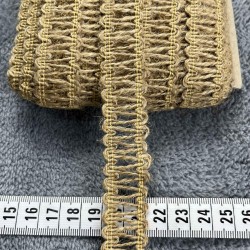 Loomvera Natural Hasır Şerit Kurdele &ndash; Rustik &Ouml;rg&uuml; Dekoratif Premium 1 Metre-KBLYHSR-15