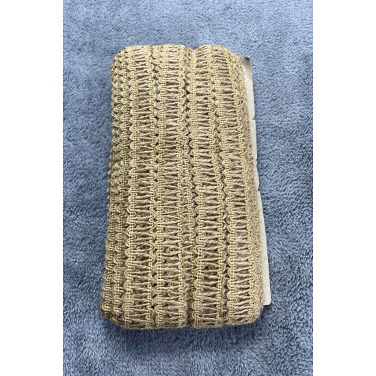 Loomvera Natural Hasır Şerit Kurdele &ndash; Rustik &Ouml;rg&uuml; Dekoratif Premium 1 Metre-KBLYHSR-15