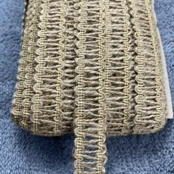 Loomvera Natural Hasır Şerit Kurdele &ndash; Rustik &Ouml;rg&uuml; Dekoratif Premium 1 Metre-KBLYHSR-15