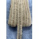 Loomvera Natural Hasır Şerit Kurdele &ndash; Rustik &Ouml;rg&uuml; Dekoratif Premium 1 Metre-KBLYHSR-15
