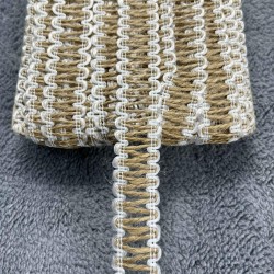 Jutessa Loop Hasir Dekoratif Serit Kurdele &ndash; Rustik Bohem Premium Susleme 1 Metre-KBLYHSR-2