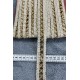 Rustelia Cross Weave Hasır Şerit Kurdele &ndash; El &Ouml;rg&uuml; G&ouml;r&uuml;n&uuml;ml&uuml; Bohem Dekoratif S&uuml;sleme 1 Metre-KBLYHSR-4