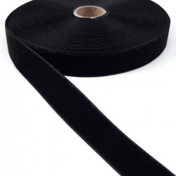 Siyah Kadife Kurdele 2 cm-KDK-1017