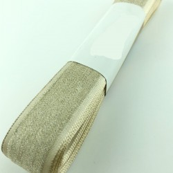 Bej Kadife Efektli Kurdele-KDK-1022