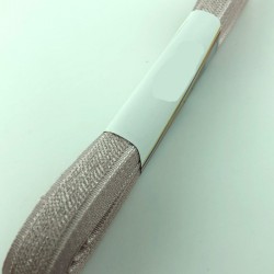 Koyu Pudra Kadife Efektli Kurdele 1 cm-KDK-1049