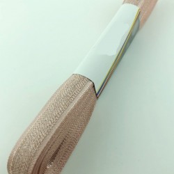 Pudra Kadife Efektli Kurdele 1 cm-KDK-1053