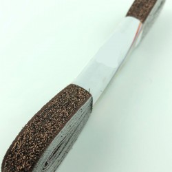 Kahve Kadife Simli Kurdele 1 cm-KDK-1071 Kahve Kadife Simli Kurdele 1 cm-KDK-1071