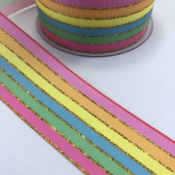 Gökkuşağı Rengarenk Grogren Kurdele-KDL-1005