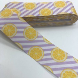 Lila Çizgili Portakal Desenli Grogren Kurdele-KDL-1034 Lila Çizgili Portakal Desenli Grogren Kurdele-KDL-1034