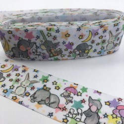 Büyük Fil Desenli Grogren Kurdele-KDL-1051