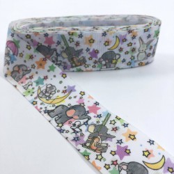 Büyük Fil Desenli Grogren Kurdele-KDL-1051