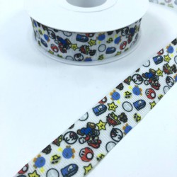 Süper Mario Desenli Grogren Kurdele-KDL-1113