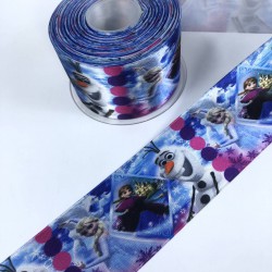 Çizgi Film Figürlü Saten Kurdele En 6 Cm-KDL-1152