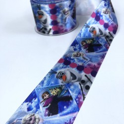 Çizgi Film Figürlü Saten Kurdele En 6 Cm-KDL-1152