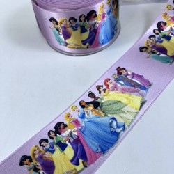 Kız Figürlü Saten Kurdele En 6 Cm-KDL-1154 Kız Figürlü Saten Kurdele En 6 Cm-KDL-1154