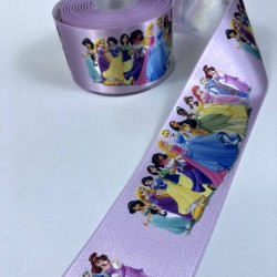 Kız Figürlü Saten Kurdele En 6 Cm-KDL-1154 Kız Figürlü Saten Kurdele En 6 Cm-KDL-1154