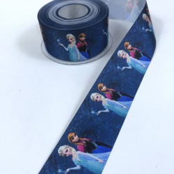 Anna Elsa Figürlü Grogren Kurdele En 4 Cm-KDL-1156