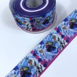 Anna Elsa Desenli Grogren Kurdele En 4 Cm-KDL-1157