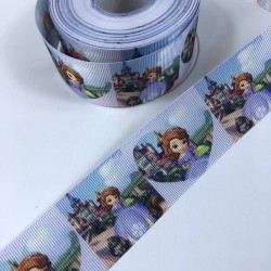 Prenses Desenli Grogren Kurdele En 4 Cm-KDL-1160